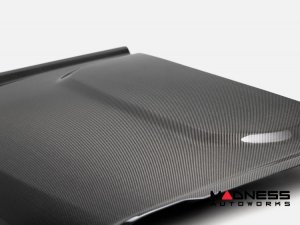 Ford Bronco Carbon Fiber Hood - Anderson Composites - OEM Style Ford Bronco Carbon Fiber Hood - Anderson Composites - OEM Style
